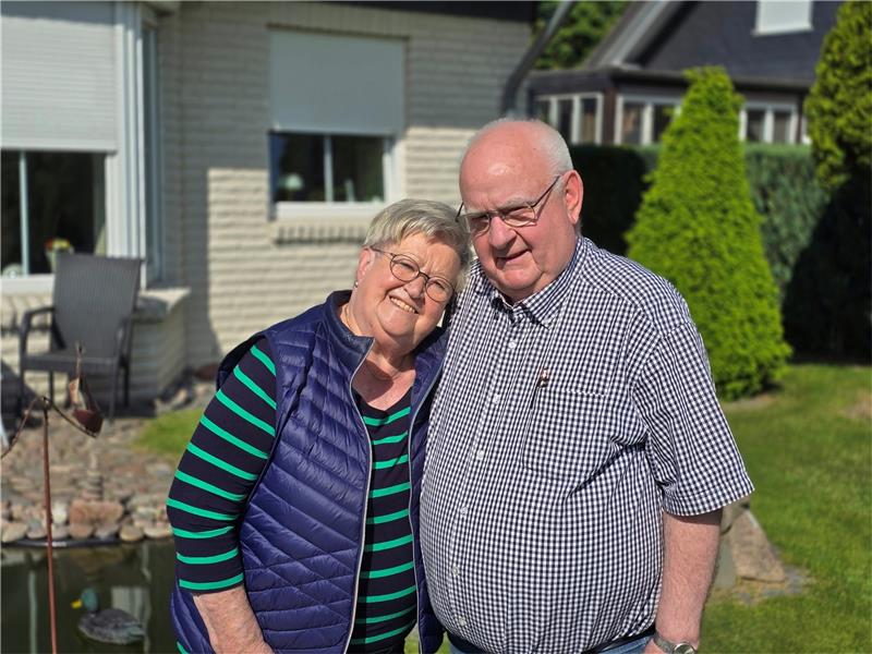 Ingrid und Jörg Gliemann sind seit 60 Jahren verheiratet. Foto: Sowa