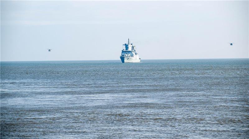Insgesamt legte die Fregatte laut der Marine rund 150.000 Kilometer zurück.