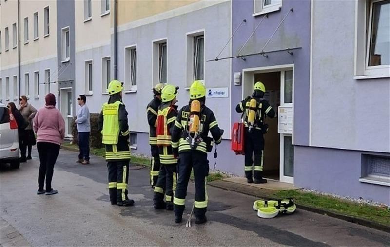 Angebranntes Essen löst Feuerwehreinsatz aus Insgesamt sind 19 Einsatzkräfte vor Ort. Foto: Feuerwehr Seesen