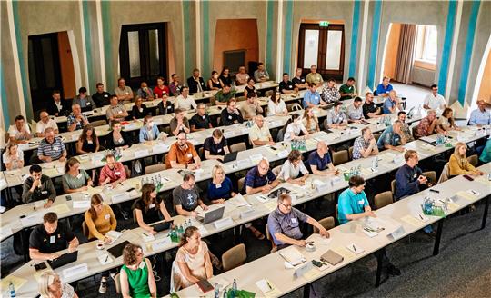 Interessierte aus Hochschulen, Forschungseinrichtungen und Ministerien tagen in der TU Clausthal.  Foto: Dell’Aquila/TU Clausthal