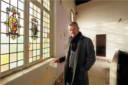 Investor Dirk Felsmann baut das ehemalige Odeon-Theater zu einem Wohngebäude um. Fotos: Epping