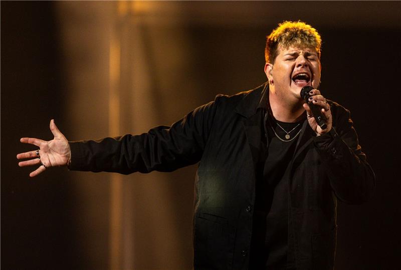 Eurovision Song Contest im Schatten der Politik Isaak bei den Proben - er geht für Deutschland mit dem Song «Always On The Run» ins Rennen.