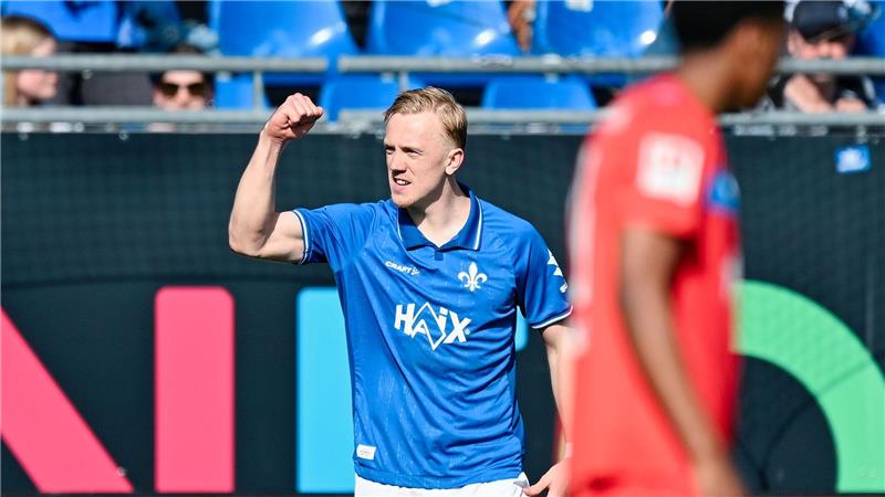 Isac Lidberg erzielte sein 13. Saisontor für Darmstadt.