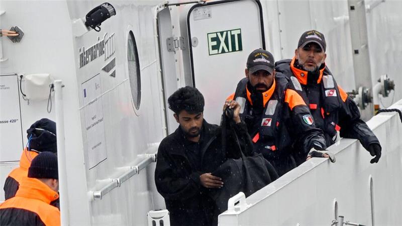 Melonis Albanien-Pläne kommen vor europäische Justiz Italiens Pläne für Flüchtlingslager außerhalb der EU kommen vor den Europäischen Gerichtshof. (Foto: Archiv)