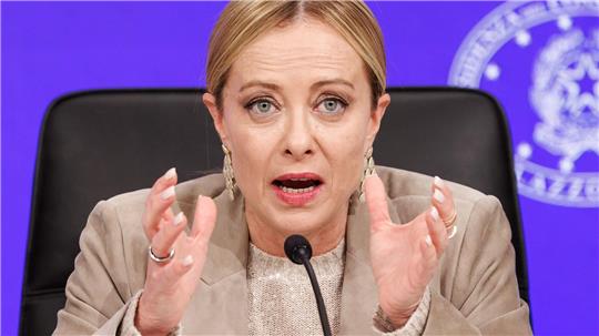 Italiens rechte Ministerpräsidentin Giorgia Meloni treibt den Umbau der Justiz voran. (Archivbild)