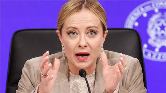 Italiens rechte Ministerpräsidentin Giorgia Meloni treibt den Umbau der Justiz voran. (Archivbild)