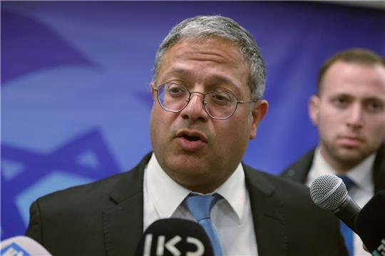 Itamar Ben-Gvir ist Minister für Nationale Sicherheit von Israel.