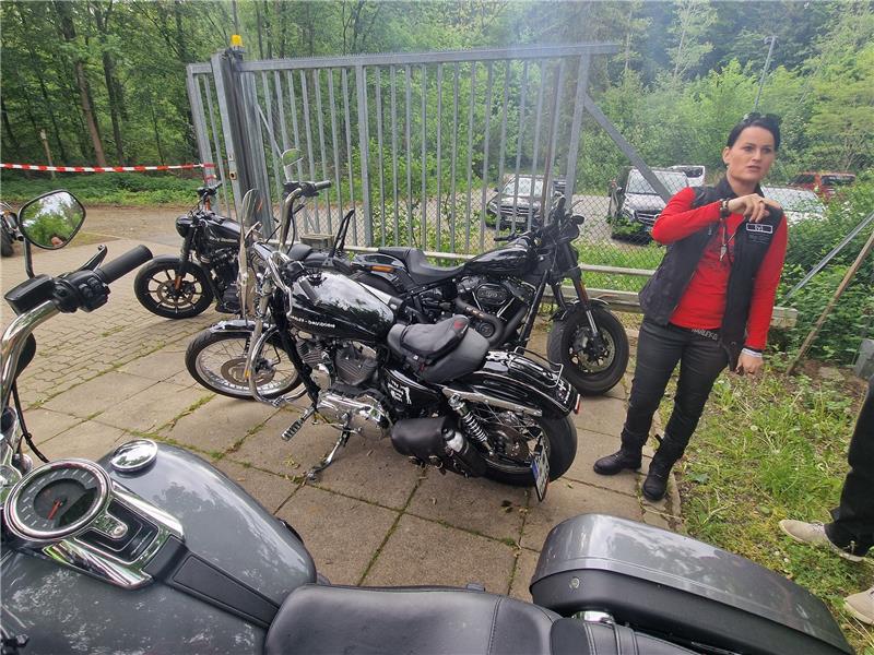 200 Harley-Girls treffen sich in Goslar Ivonne Vogelaar hat das Treffen organisiert. Foto: Sowa