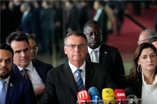 Jair Bolsonaro hat sich am Dienstag erstmals nach seiner Wahlniederlage geäußert..