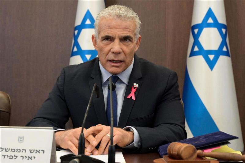 Israels Oppositionsführer fordert Regierung ohne Netanjahu Jair Lapid, Oppositionsführer in Israel.