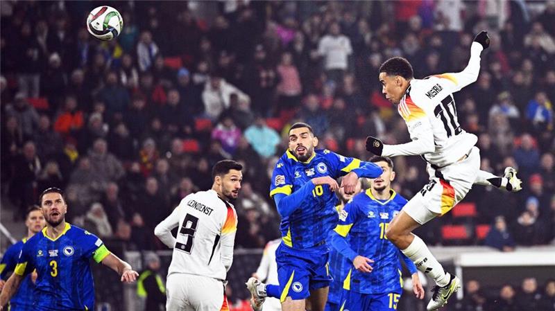 Adrenalin-Kick nach Tore-Rausch: „Auf die Spitze getrieben“ Jamal Musiala verzückte mit seinem schnellen Kopfballtor.
