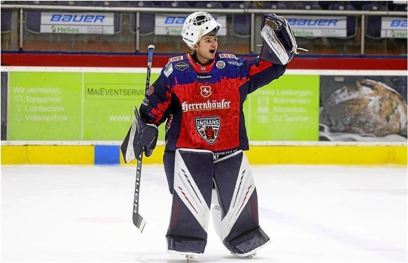 Harzer Falken sammeln für kranken Eishockey-Torhüter Dalgic Jan Dalgic, schwer erkrankter Torhüter der Hannover Indians, soll am Freitag operiert werden. Foto: Hannover Indians