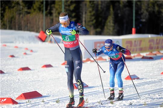 Jan-Friedrich Doerks aus Bad Harzburg (li.) belegt zum Abschluss der U 23-WM mit der deutschen Mixed-Staffel den sechsten Platz. Foto: Tom-Vegard Feltstykket