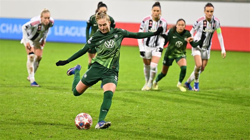 Janina Minge trifft mit dem VfL Wolfsburg auf Inter Mailand. (Archivbild)