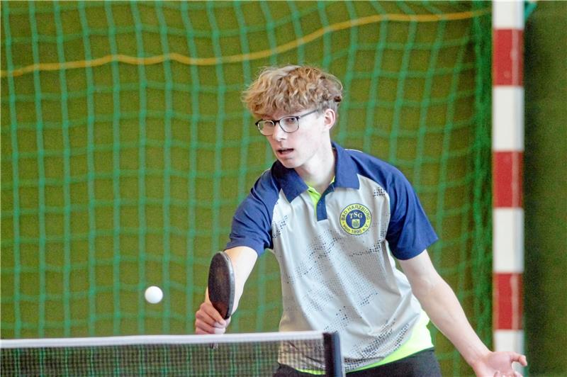 Jannick Hess von der TSG Bad Harzburg holt sich bei den Kreismeisterschaften in Clausthal-Zellerfeld den Titel in der Altersklasse der Jungen 15. Foto: Gietemann