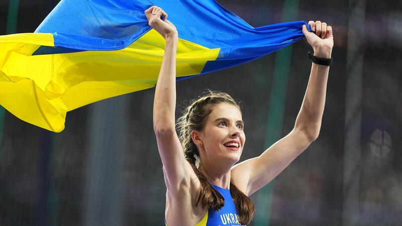 Jaroslawa Mahutschich reichten 2,00 Meter für Hochsprung-Gold 