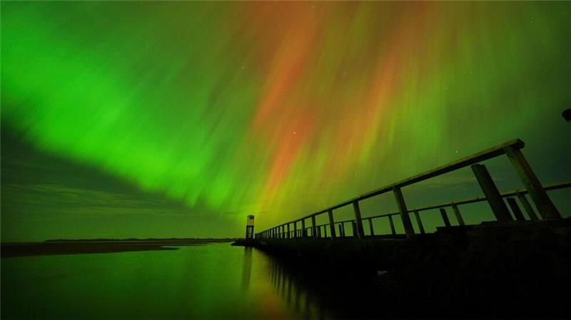 Chancen auf Polarlichter stehen weiter gut Je weiter nördlich, desto höher sind die Chancen auf Polarlichter. (Archivbild)