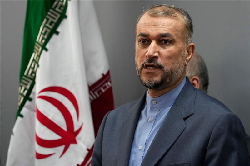 «Jeder hat Szenarien entworfen, und jeder hat die Hand am Abzug»: der iranische Außenminister Hussein Amirabdollahian.