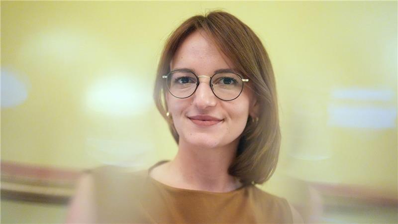 Jehona Kicaj ist für ihren Roman „ë“ nominiert (Archivbild). 