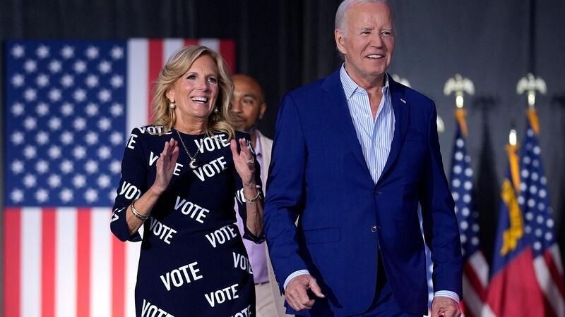 Jill Biden am Freitag: „Es gibt niemanden, den ich im Moment lieber im Oval Office sitzen hätte als meinen Mann.“ (Archivbild)