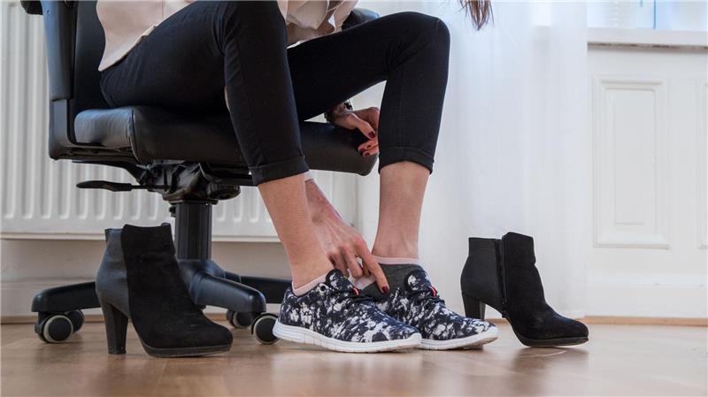 Joggen sorgt für Ausgleich nach einem langen Arbeitstag.