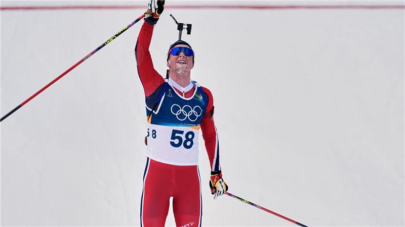 Johan-Olav Botn erlebt einen besonders emotioanlen Moment.