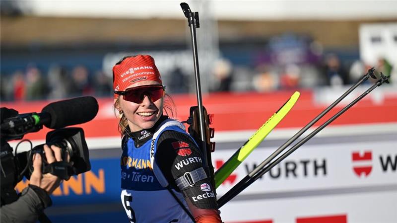 Johanna Puff traf bei ihrem WM-Debüt alle 20 Scheiben.