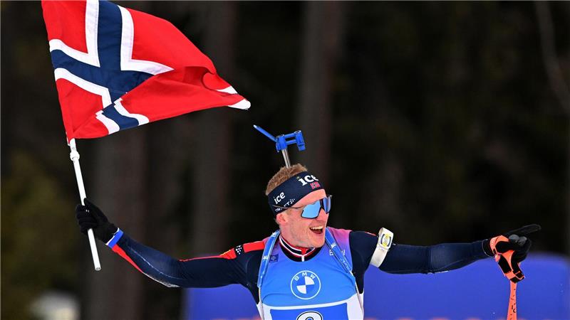 „Olympia war die Motivation“: Preuß startet Gold-Mission Johannes Thingnes Bö wird nach seinem Karriereende nicht mehr auf der Strecke jubeln. (Archivfoto)