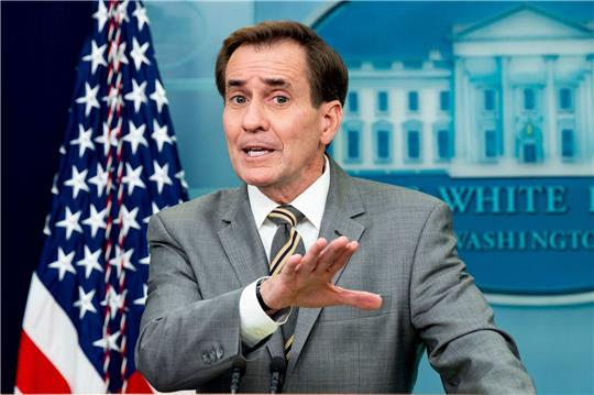 John Kirby, Kommunikationsdirektor des Nationalen Sicherheitsrates, äußert sich zum Einsatz iranischer Drohnen auf russischer Seite im Krieg gegen die Ukraine. (Archivbild)