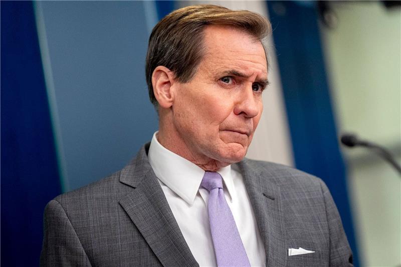 USA zu Geisel-Deal: Hoffnungen steigen und schwinden John Kirby, Sprecher des Nationalen Sicherheitsrates der USA.