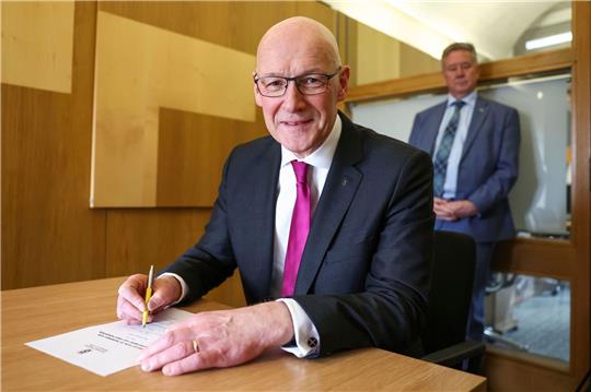 John Swinney ist der neue Regierungschef von Schottland.