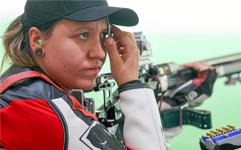Dreistellungskampf: Jolyn Beer fehlt ein Ring zum Finale Jolyn Beer zieht in der Windlotterie von Kairo den Kürzeren und verpasst so das Finale im Dreistellungskampf. Foto: dpa