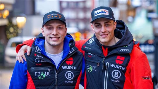 Jonas Stockinger (l.) und Anton Grammel waren beim DSV zwischenzeitlich aussortiert worden.