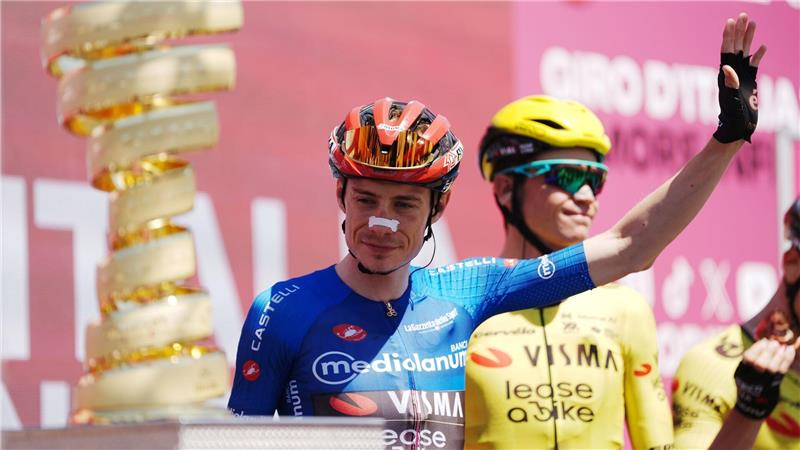 Jonas Vingegaard hat beim Giro d’Italia den Gesamtsieg im Blick.