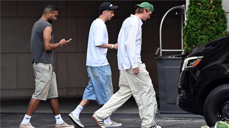 Nagelsmanns College-Leben nach den Chicago-Vibes Jonathan Tah, Kai Havertz und Nick Woltemade gehen in Chicago spazieren.