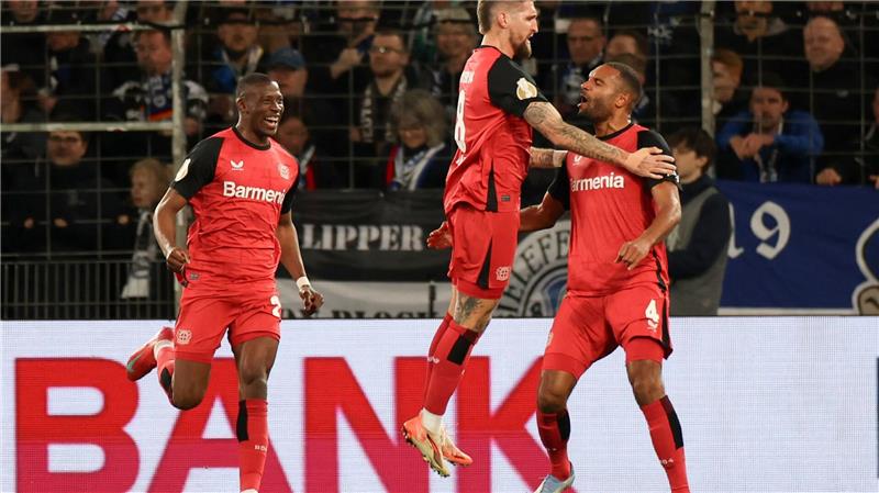 Sensationell ins Pokalfinale: Arminia wirft Leverkusen raus Jonathan Tah hatte den Favoriten in Führung gebracht.