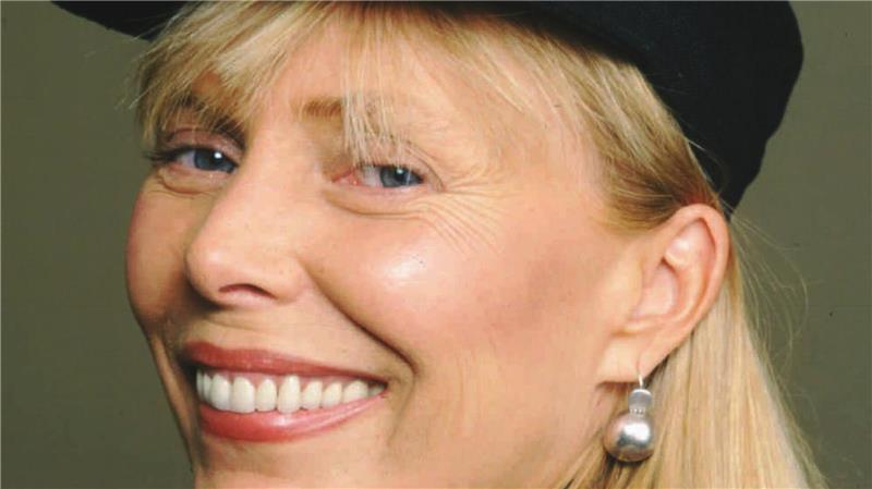 Berühmte Breakup-Alben der Popmusik Joni Mitchell, aufgenommen im Oktober 1994.