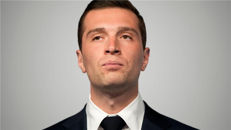 Geht nun Jordan Bardella ins Rennen um den Élysée-Palast? Jordan Bardella könnte 2027 für das Rassemblement National bei der Präsidentschaftswahl ins Rennen gehen. (Archivbild)