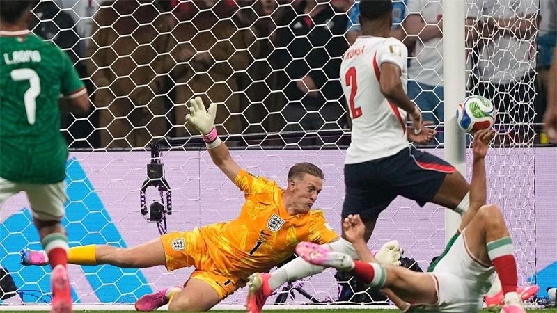 England triumphiert in epischem Duell mit Mexiko Jordan Pickford rettete die Engländer mehr als einmal.