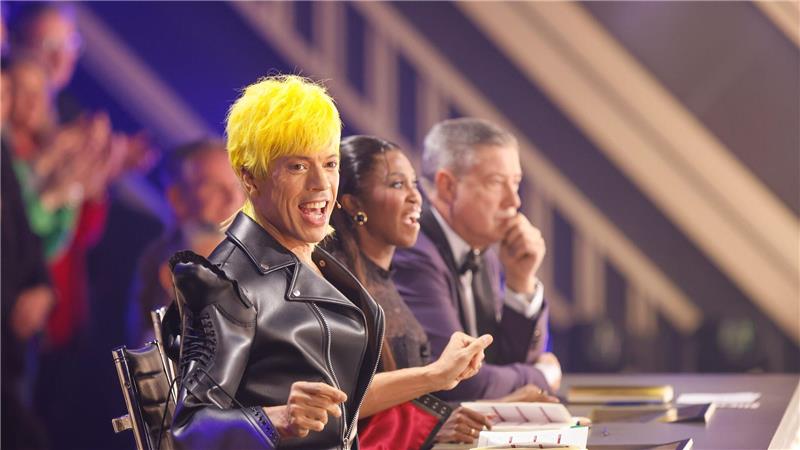 Jorges leuchtend gelben Haare waren ein Hingucker. 