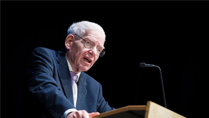 Josef Schuster, Präsident des Zentralrats der Juden, sprach in Braunschweig zur Ausstellungseröffnung: „Mit eigener Stimme. 75 Jahre Zentralrat der Juden in Deutschland“. 