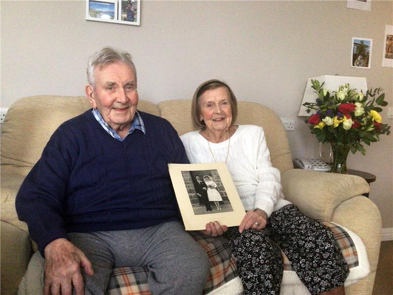 Worin liegt das Geheimnis einer guten Ehe? Josephine und Aubrey Langley aus Cardiff sind seit 63 Jahren verheiratet.