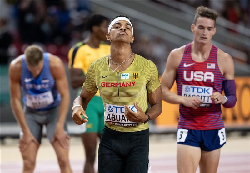 Abuaku WM-Achter über 400 Meter Hürden - Warholm siegt Joshua Abuaku belegte im WM-Finale den achten Platz.