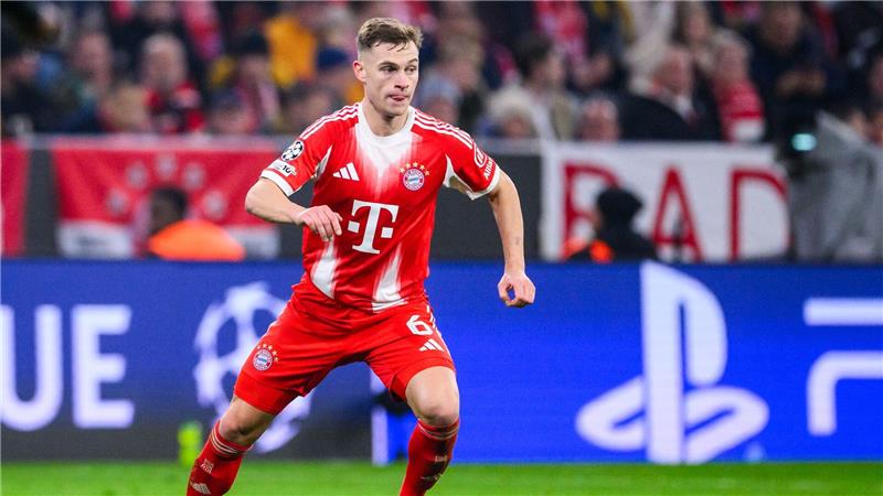 Joshua Kimmich am Ball - aber noch nicht wieder im ersten Heimspiel des Jahres. (Archivbild)