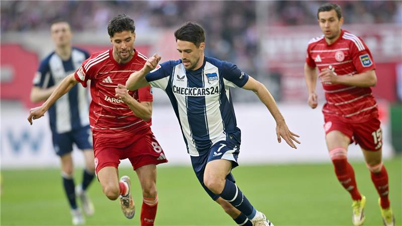 Josip Brekalo und seine Hertha-Mitspieler waren Fortuna Düsseldorf überlegen.