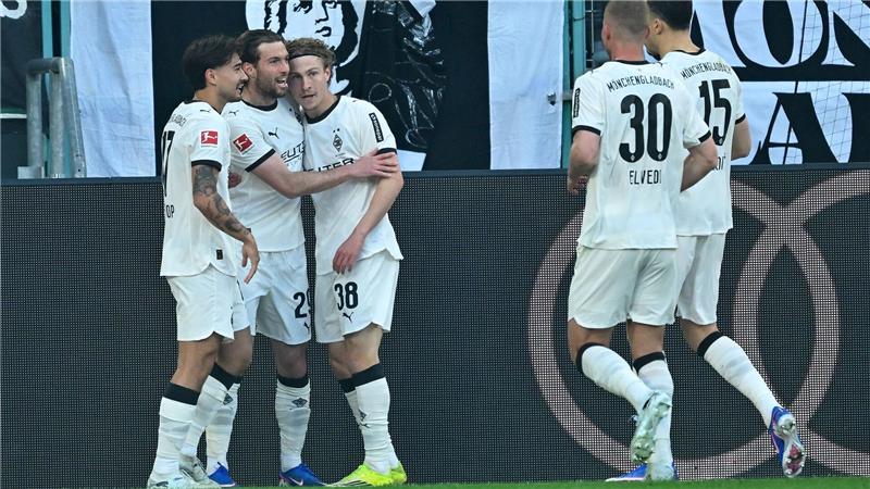 Jubel bei Borussia: Joe Scally brachte Gladbach gegen Mainz früh in Führung.
