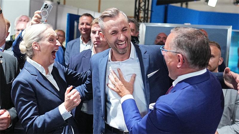 Jubel bei der AfD am Wahlabend