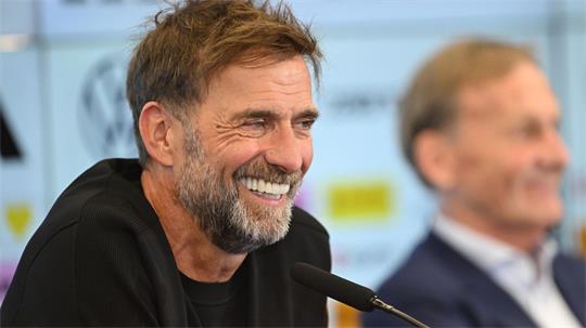 Jürgen Klopp ist als neuer Bundestrainer vorgestellt worden.