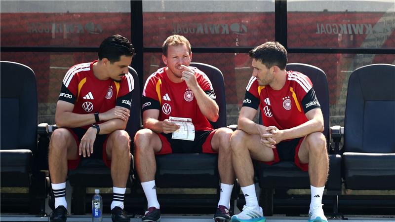 Julian Nagelsmann arbeitet an der Taktik für das zweite WM-Spiel. 