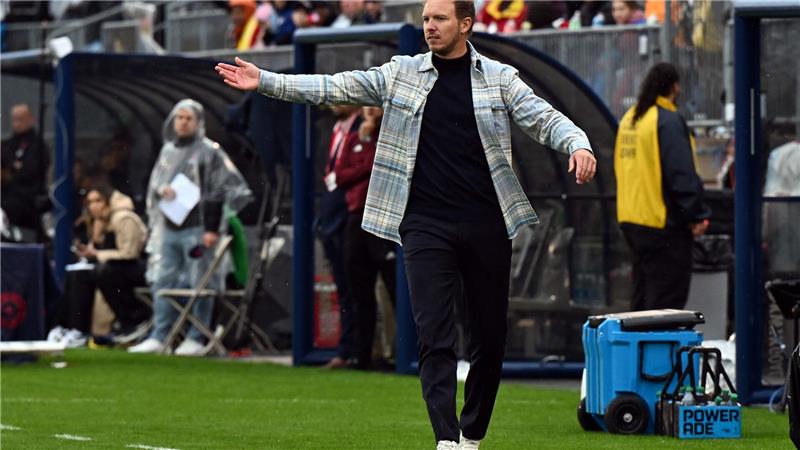 Zwei Jahre Nagelsmann: Wo endet die wilde Achterbahnfahrt? Julian Nagelsmann im Herbst 2023 bei seiner Bundestrainer-Premiere in Hartford gegen die USA. (Archivbild)